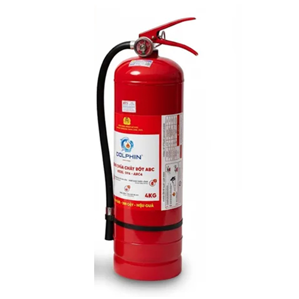 Bình chữa cháy bột ABC Dolphin DPA-ABC4 (đã cấp Tem mẫu E)