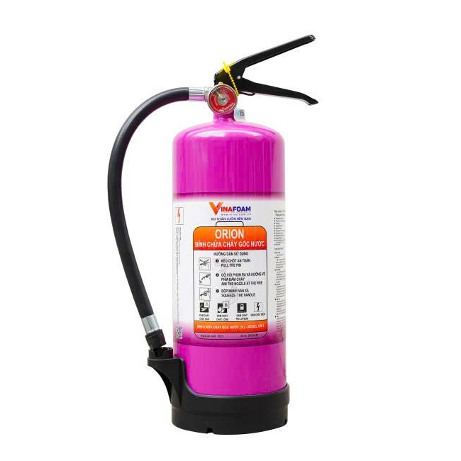 Bình chữa cháy gốc nước 3L Vinafoam (Orion) - có tem KĐ