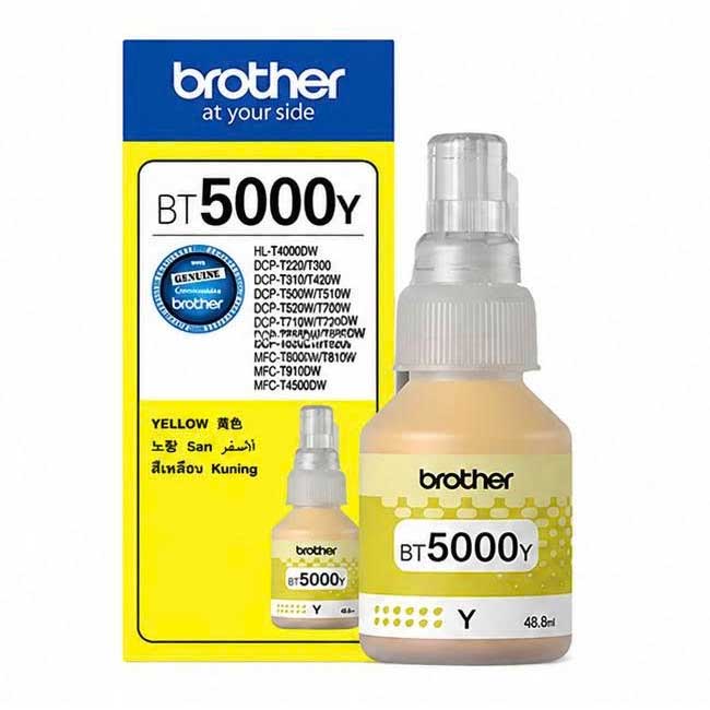 Mực in phun Brother BT5000Y Vàng