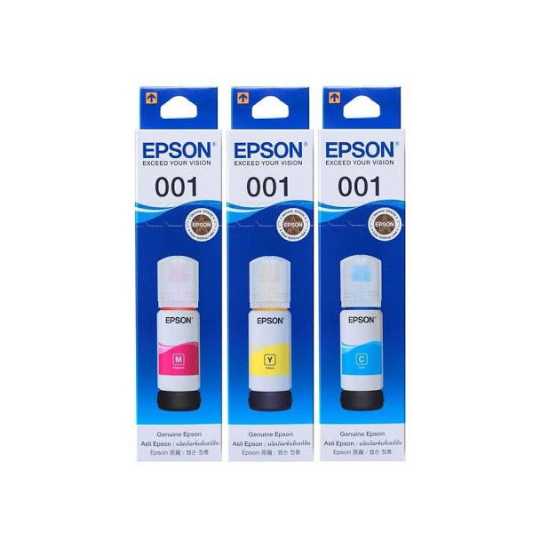 Mực Epson 001 (màu C – M - Y)